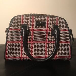 KATE SPADE Wool Houndstooth Handbag